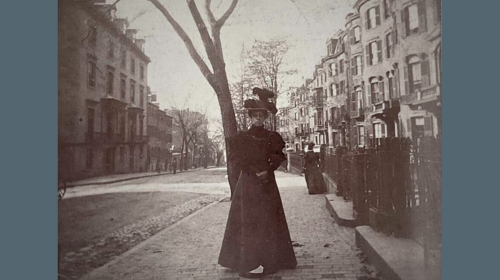 Marian Nichols on Mount Vernon Street