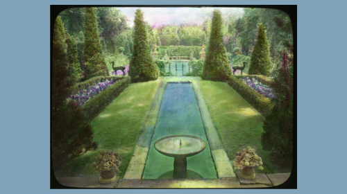 A color image of one of Rose's garden designs